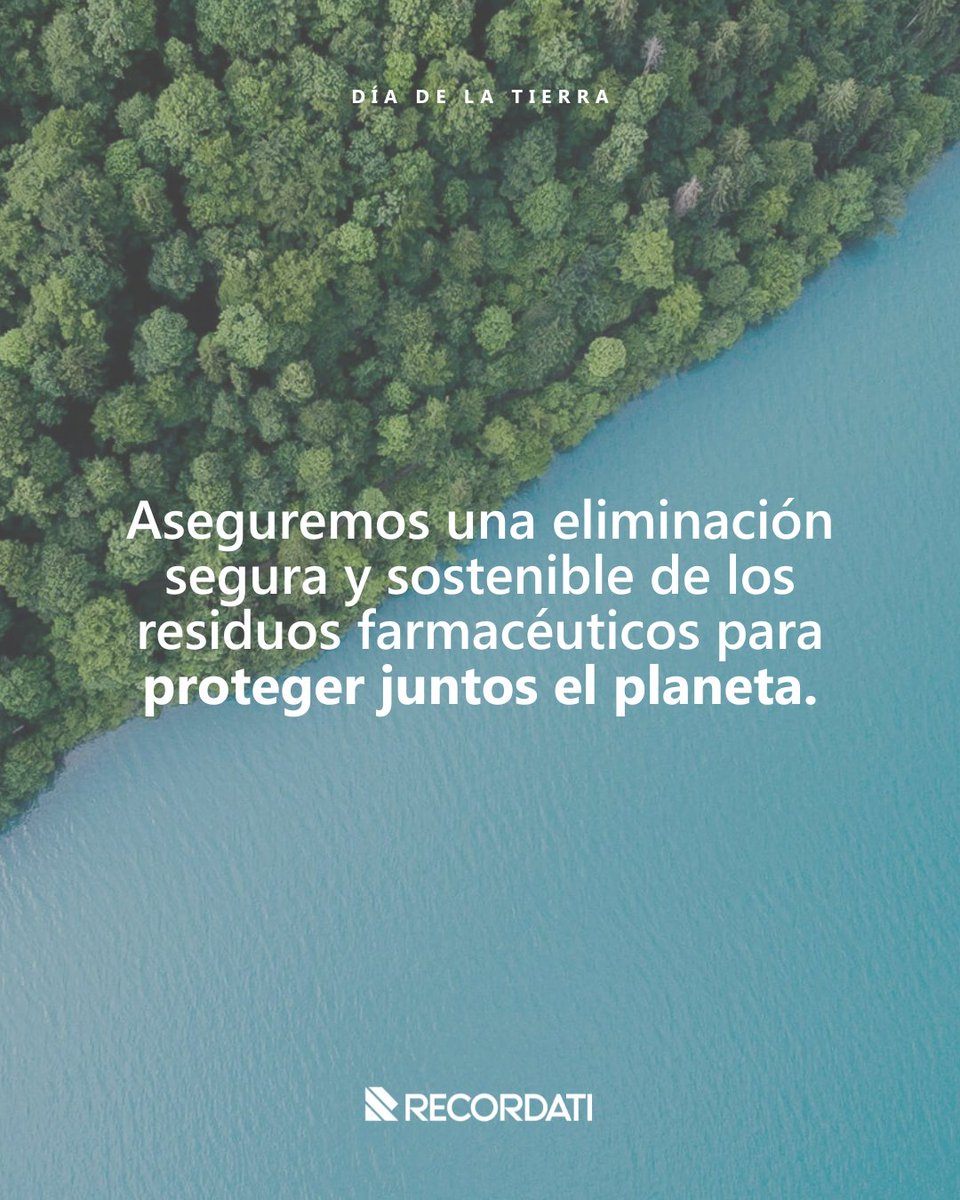 🌍En #Recordati celebramos el #DíaDeLaTierra promoviendo  la eliminación responsable de medicamentos junto a <a href="/puntosigre/">SIGRE</a>♻️​
💊Revisa tu botiquín​
📦Lleva lo que no uses al <a href="/puntosigre/">SIGRE</a> de la farmacia​
💚Cuidemos juntos del planeta​
#DíadelaTierra #CuidamosElPlaneta #EarthDay2025