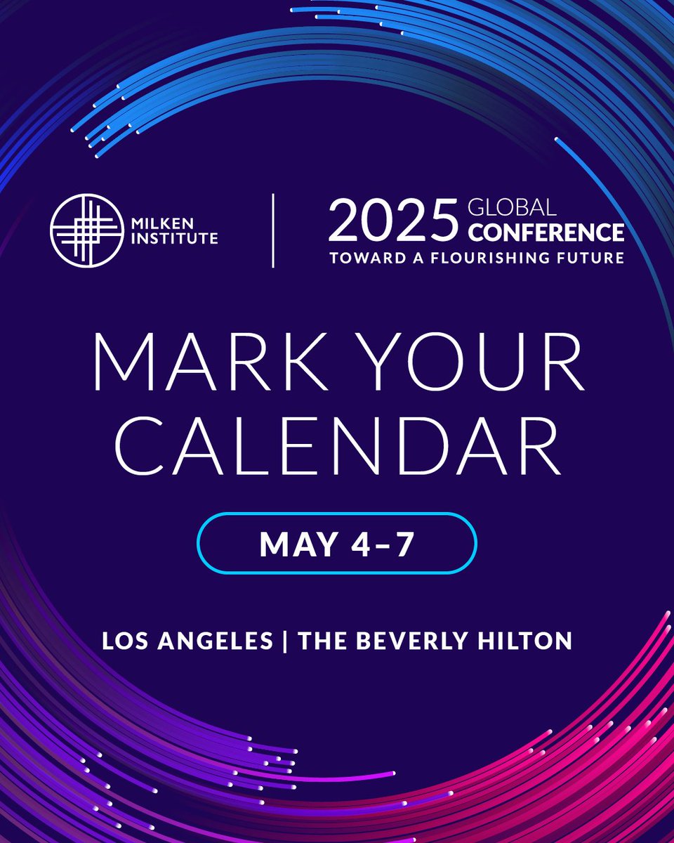 Ardian (@ardian) on Twitter photo Save the date! ๐๏ธ Ardian will make its first appearance at the <a href="/MilkenInstitute/">Milken Institute</a> Global Conference in Los Angeles on May!
Our Executive Vice-President, <a href="/Mbhardt/">Mathias Burghardt</a> will join a panel to discuss the Investment Strategies in Energy, Infrastructure, and Industry.
Find out more about Save the date! ๐๏ธ Ardian will make its first appearance at the <a href="/MilkenInstitute/">Milken Institute</a> Global Conference in Los Angeles on May!
Our Executive Vice-President, <a href="/Mbhardt/">Mathias Burghardt</a> will join a panel to discuss the Investment Strategies in Energy, Infrastructure, and Industry.
Find out more about