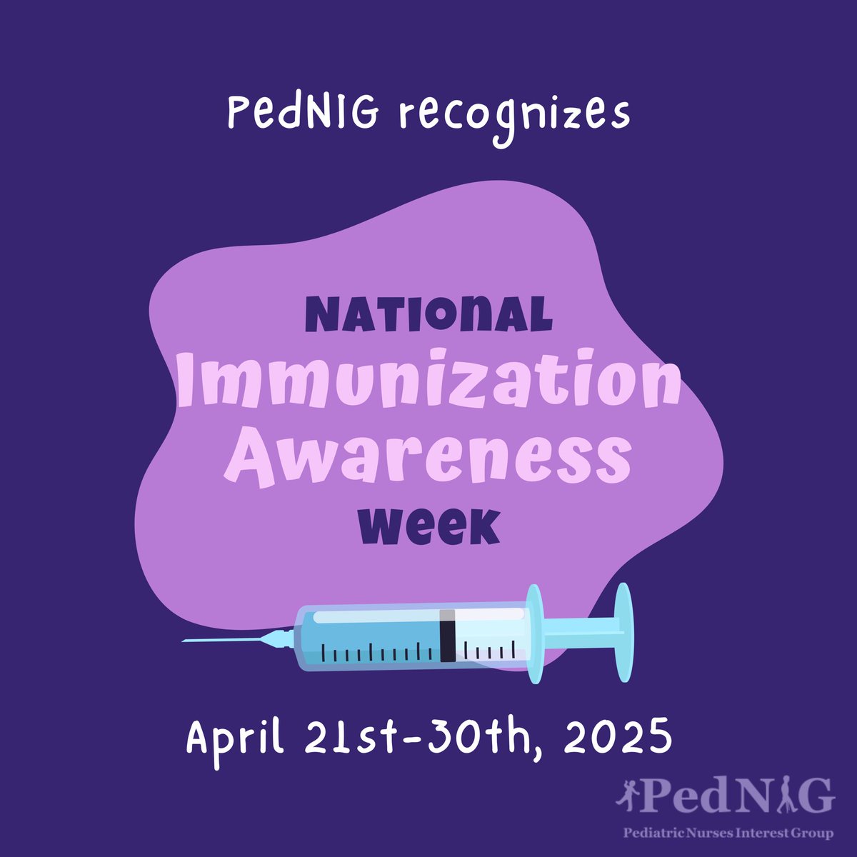 🌟 This week is National Immunization Awareness Week 🌟

Read the full caption here: instagram.com/p/DIvnK-YOb1g/…

#PediatricNurses #PediatricNursing #RNAO #RegisteredNursesOfOntario #PedNIG #NationalImmunizationAwarenessWeek #NIAW2025 #ImmunizationMatters