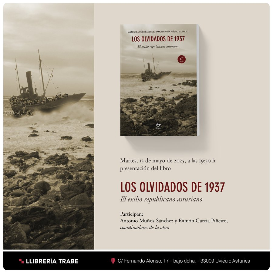 Martes y 13, qué mejor día para la presentación de "Los Olvidados de 1937".