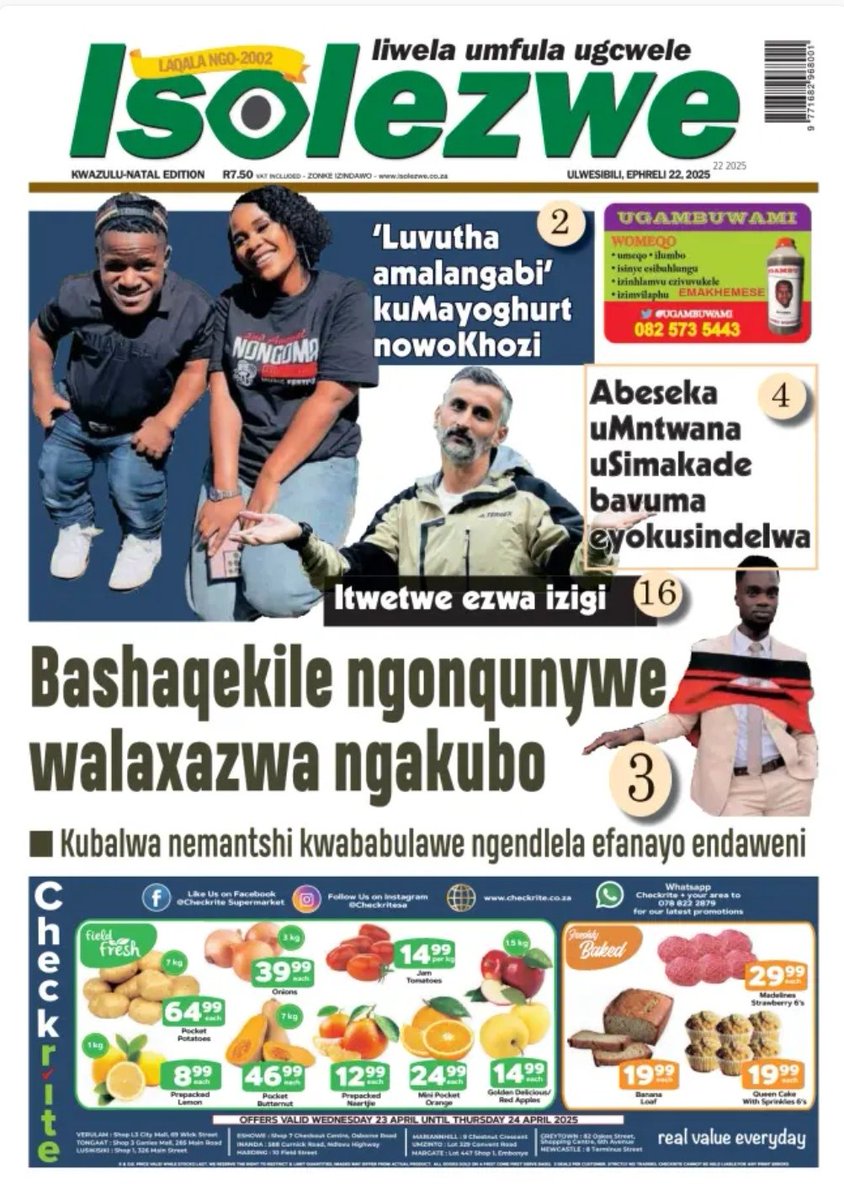 Isolezwe News tweet media