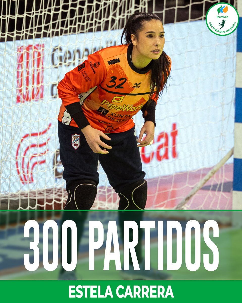 Liga Guerreras Iberdrola (@iberdroladhf) on Twitter photo 📊🧤 ¡#NúmerosRedondos 🔝 que nos llegan bajo palos!
🤩 <a href="/estelacarrera16/">Estela Carrera</a>, de <a href="/Atlguardes_ofic/">Mecalia Atlético Guardés</a>, vivió, en el derbi gallego, su partido 3⃣0⃣0⃣ en #LigaGuerrerasIberdrola. ¡✨ Encuentro especial donde los haya para alcanzar este hito!
📗 Más datos, en nuestra #Guía
#⃣ #Balonmano 📊🧤 ¡#NúmerosRedondos 🔝 que nos llegan bajo palos!
🤩 <a href="/estelacarrera16/">Estela Carrera</a>, de <a href="/Atlguardes_ofic/">Mecalia Atlético Guardés</a>, vivió, en el derbi gallego, su partido 3⃣0⃣0⃣ en #LigaGuerrerasIberdrola. ¡✨ Encuentro especial donde los haya para alcanzar este hito!
📗 Más datos, en nuestra #Guía
#⃣ #Balonmano