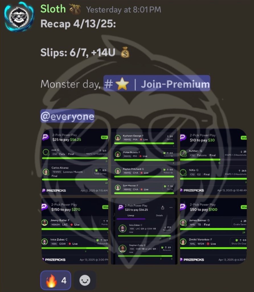 SlothLockz's tweet image. 🔥 𝗦𝗹𝗼𝘁𝗵’𝘀 𝗝𝘂𝗻𝗴𝗹𝗲 – 𝗧𝗵𝗲 𝗠𝗼𝘀𝘁 𝗧𝗿𝗮𝗻𝘀𝗽𝗮𝗿𝗲𝗻𝘁 &amp;amp; 𝗔𝗰𝗰𝘂𝗿𝗮𝘁𝗲 𝗕𝗲𝘁𝘁𝗶𝗻𝗴 𝗣𝗶𝗰𝗸𝘀 🔥

New to betting? 𝗧𝗶𝗿𝗲𝗱 of 𝗳𝗮𝗸𝗲 𝗿𝗲𝗰𝗼𝗿𝗱𝘀 and 𝗹𝗼𝘀𝗶𝗻𝗴 𝘀𝘁𝗿𝗲𝗮𝗸𝘀?
Sloth’s Jungle is where 𝗰𝗼𝗻𝘀𝗶𝘀𝘁𝗲𝗻𝗰𝘆 meets 𝗿𝗲𝗮𝗹…