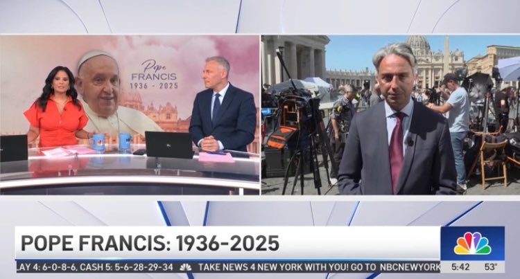 Good morning! Live coverage from Vatican City on <a href="/NBCNewYork/">NBC New York</a>
