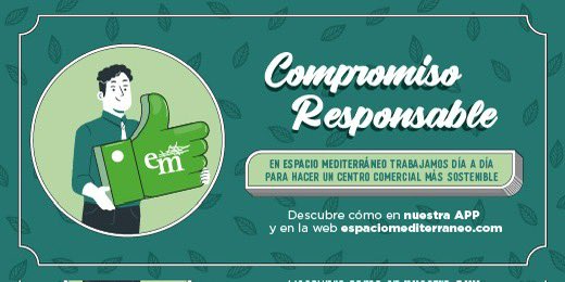 En Espacio Mediterráneo celebramos el #DíaMundialDeLaMadreTierra trabajando día a día para hacer un Centro Comercial más sostenible. 

#EspacioMediterráneoSostenible #CCEM #compromisoresponsable
#Cartagena #CentroComercial