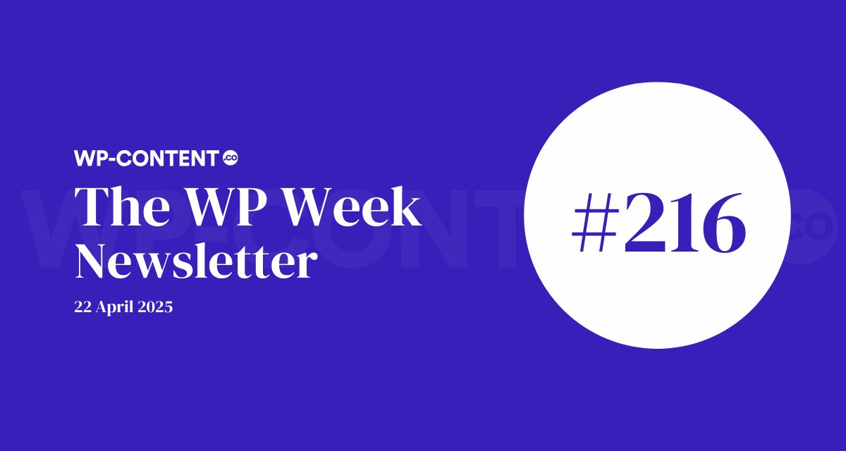 WP-Content.co (@wpcontent_co) on Twitter photo The WP Week Newsletter #216 🥳
🔥 WordPress 6.8 released
🔓 Matt Mullenweg to lift WordPress dot org and X bans
🎉 <a href="/TeamUpdraftWP/">TeamUpdraft</a> acquires Burst Statistics
wp-content.co/newsletter/arc…
<a href="/JaedPro/">Jaed Mosharraf | WordPress Plugin Developer</a> <a href="/konstruktors/">Kaspars Dambis</a> <a href="/my_surecart/">SureCart</a> <a href="/techjewel/">Md Shahjahan (Jewel) ⓦ</a> <a href="/affwp/">AffiliateWP</a> <a href="/wpzoom/">WPZOOM</a> <a href="/webtng/">David McCan</a> <a href="/joyofwp/">Bud Kraus - Speaking at #WCUS 2025. Seriously? :-)</a> The WP Week Newsletter #216 🥳
🔥 WordPress 6.8 released
🔓 Matt Mullenweg to lift WordPress dot org and X bans
🎉 <a href="/TeamUpdraftWP/">TeamUpdraft</a> acquires Burst Statistics
wp-content.co/newsletter/arc…
<a href="/JaedPro/">Jaed Mosharraf | WordPress Plugin Developer</a> <a href="/konstruktors/">Kaspars Dambis</a> <a href="/my_surecart/">SureCart</a> <a href="/techjewel/">Md Shahjahan (Jewel) ⓦ</a> <a href="/affwp/">AffiliateWP</a> <a href="/wpzoom/">WPZOOM</a> <a href="/webtng/">David McCan</a> <a href="/joyofwp/">Bud Kraus - Speaking at #WCUS 2025. Seriously? :-)</a>