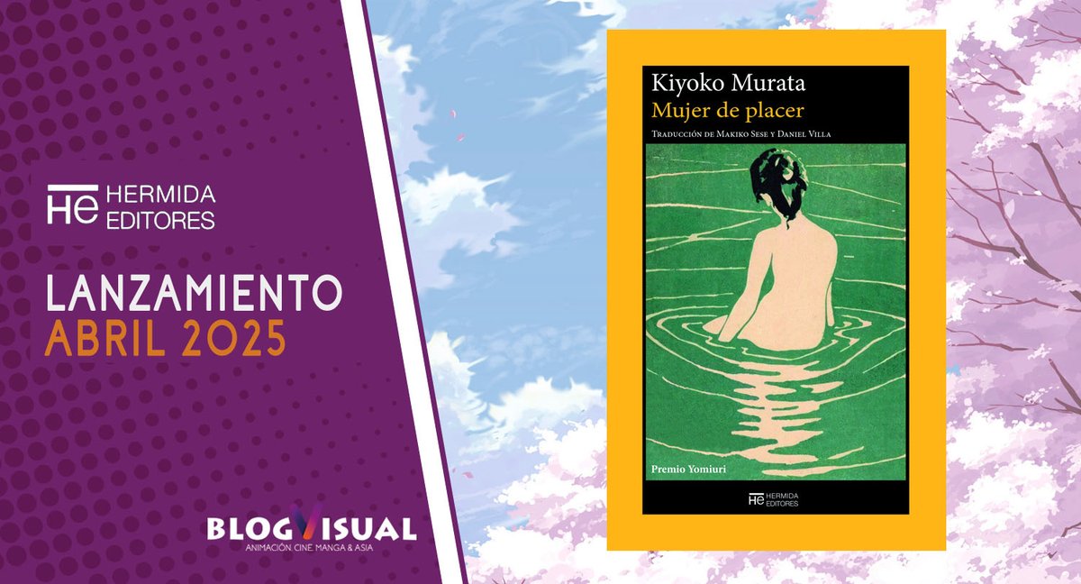 📚 Novedad de <a href="/EditoresHermida/">Hermida Editores</a> en abril:

👉 "Mujer de placer" de Kiyoko Murata

🔗 hermidaeditores.com/mujer-de-placer