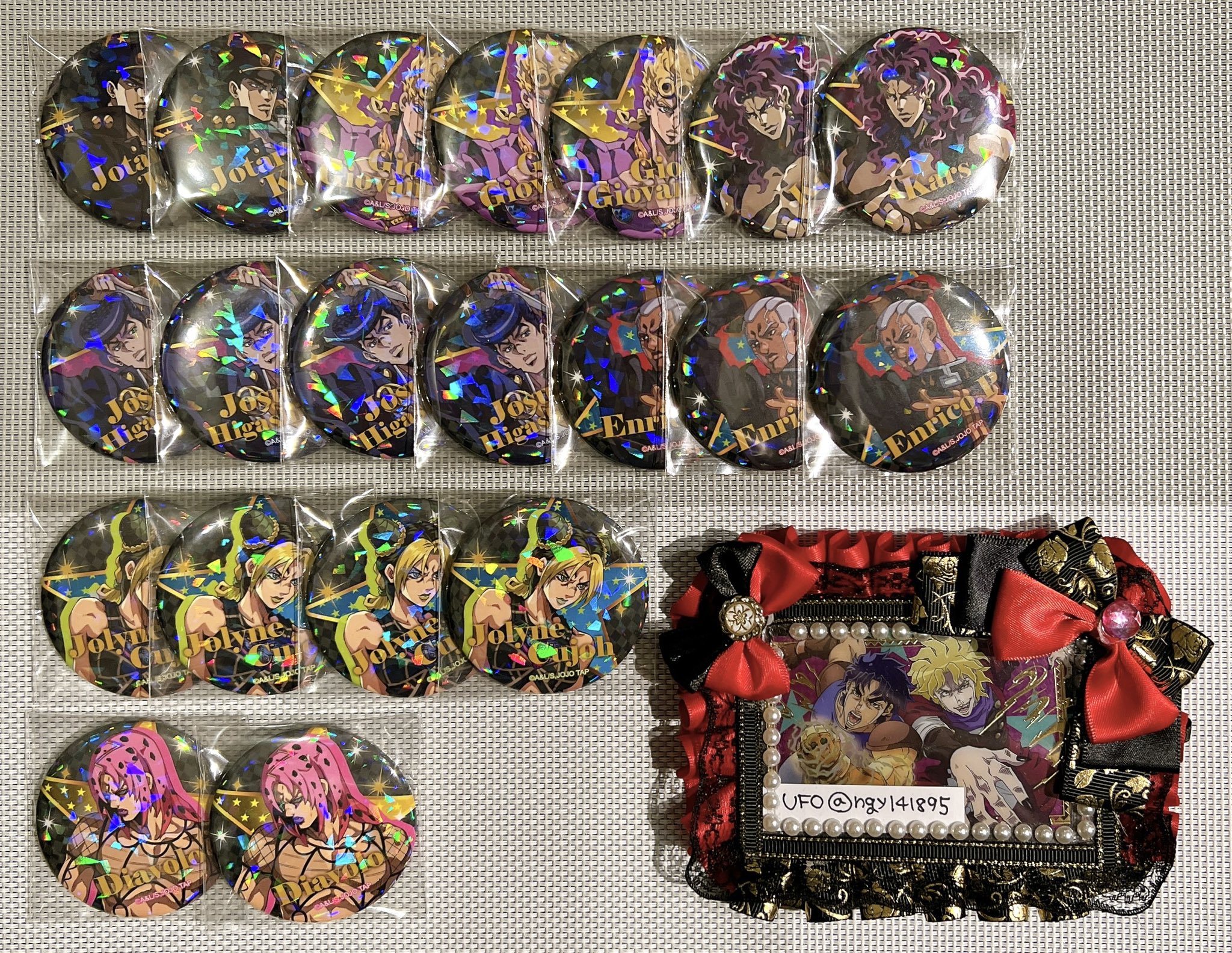ジョジョの奇妙な冒険 ジョナサン ホロ缶バッジ まとめ TVアニメ