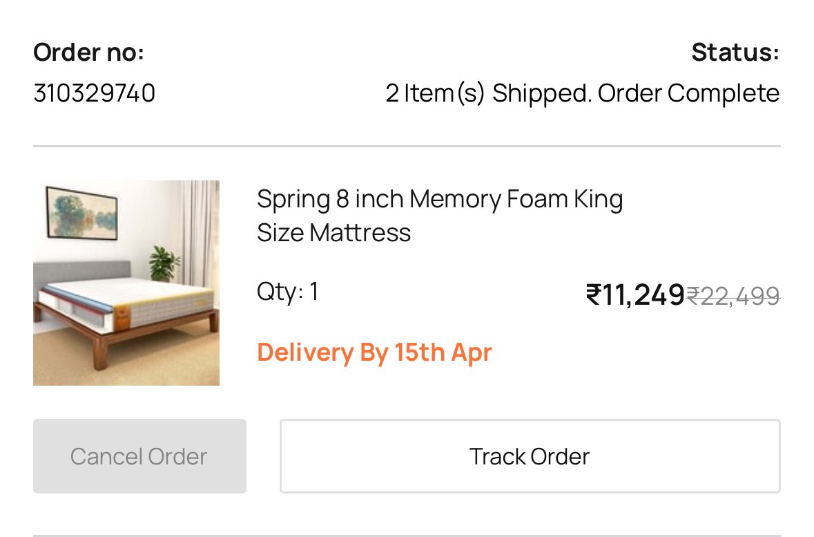 LincySV's tweet photo. @Pepperfry Here it is! https://t.co/4vVkDET5xL