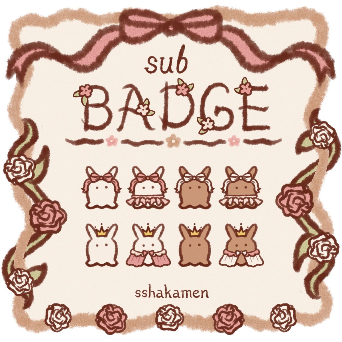 sshakamen2nd's tweet image. 🩰Ballerina Princess Bunny - P2U Badges🎀
🪽 Angel Fairy Bunny - P2U Badges🌸
VGen Shop ▶︎ vgen.co/sshakamen/shop
Ko-Fi Shop ▶︎ ko-fi.com/sshakamen/shop
RT & Likes are very much appreciated~ (´▽`ʃ♡ƪ)
#VTuberAssets #StreamAssets