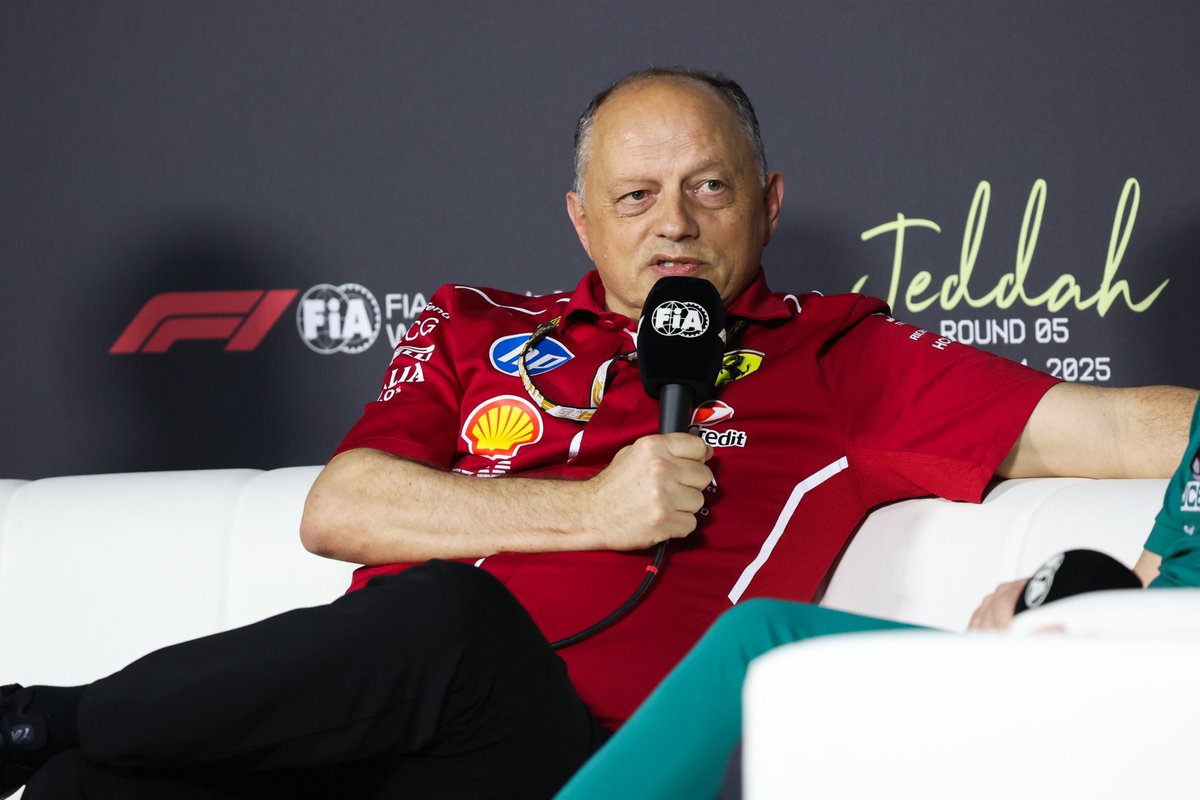 F1Chronicle's tweet photo. Frederic Vasseur could not hold back the expletives as he slammed recent reporting about Lewis Hamilton's struggle to get up to speed at Ferrari.

There is no doubt that the seven-time world champion is yet to live up to the pre-season hype of his move from Mercedes, with Ferrari boss Vasseur even admitting as he departed Jeddah: "He's having too many ups and downs."

The partisan Italian media agrees, with La Gazzetta dello Sport declaring that Hamilton has so far fallen "well short of expectations".

But Vasseur was particularly triggered by a reporter who asked the Frenchman why he thinks 40-year-old Hamilton's personal performance has dropped so "dramatically" in 2025.

"Dramatically?" Vasseur exclaimed. "We did five races so far!

"I know you want a big headline saying 'Fred said this' but this is f-----g b------t."

Vasseur said the kind of "ups and downs" he referred to earlier are normal in a sport, making clear that he will continue to support Hamilton's push to find his form.

"I will be 2000 per cent behind him," he insisted. "I'm not worried at all. We'll start to find solutions and we will start immediately to discover the causes."

Vasseur said he thinks Hamilton is sometimes treated differently from other drivers. "I suspect that you didn't draw the same conclusion with Max (Verstappen) when he was seventh last week."

As for the journalist at the receiving end of Vasseur's anger, the Ferrari boss continued: "You just do what you want. I'm not going to worry about you."

However, the reporter is not the only one critical of Hamilton - or even Vasseur. Well-known Italian F1 insider Leo Turrini said of the 56-year-old Frenchman who runs the Ferrari team: "Vasseur's balance sheet says this - one podium in five races.

"Is that enough? Not at all. Can we imagine a better future? Maybe, even if the disappointment is palpable - especially considering that there is another Ferrari, the one from the WEC, that wins," Turrini added.

As for Hamilton, Turrini continued: "That he is slower than Leclerc on a lap, well, I took it for granted. The point is the size of the gap.

"Now, I don't like attacks, and I supported Lewis' hiring and I hope he can prove right those who - like me - believed in the sporting validity of the signing.

"We'll see, while keeping in mind that the doubts of many are legitimate."

Spanish commentator Antonio Lobato, however, suspects Ferrari made the decision to oust Carlos Sainz in favour of Hamilton with commercial interests front of mind.

"Is this what they wanted - to sell caps and t-shirts and nothing more?" he said on DAZN. "I say if you really want to take over social media and sell a lot of caps, sign Jennifer Lopez instead - and you might sell even more."