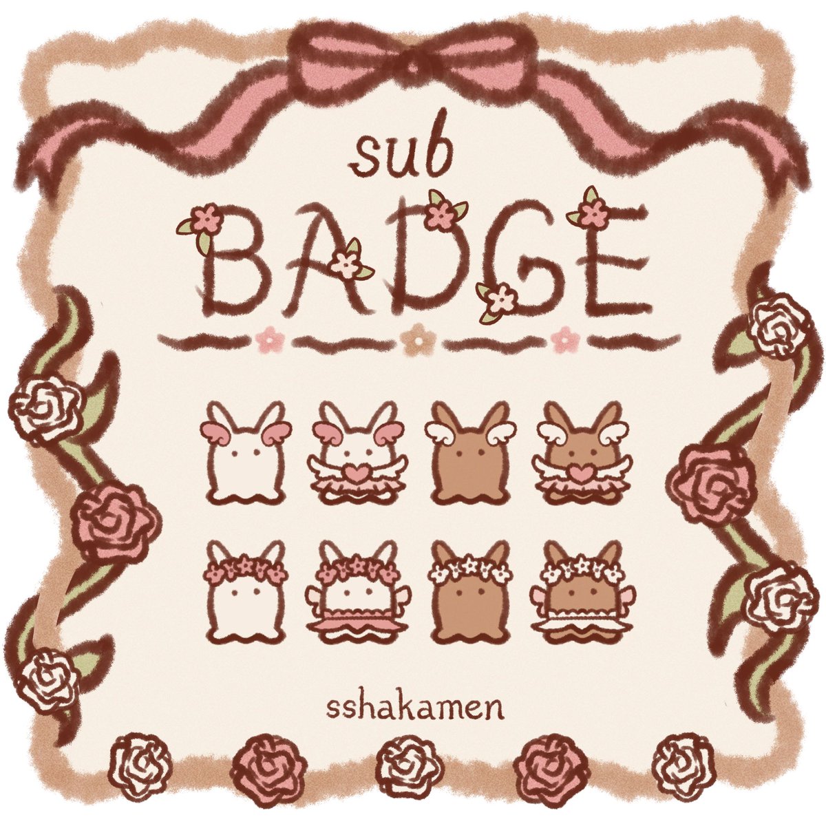 sshakamen2nd's tweet image. 🩰Ballerina Princess Bunny - P2U Badges🎀
🪽 Angel Fairy Bunny - P2U Badges🌸
VGen Shop ▶︎ vgen.co/sshakamen/shop
Ko-Fi Shop ▶︎ ko-fi.com/sshakamen/shop
RT & Likes are very much appreciated~ (´▽`ʃ♡ƪ)
#VTuberAssets #StreamAssets