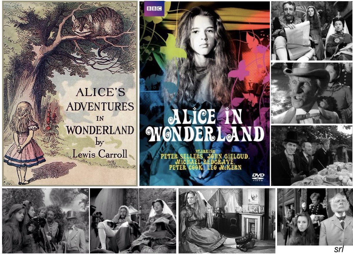 SaveRedlandLibr's tweet image. 12:10pm TODAY on @TalkingPicsTV 

The 1966 #BBC play📺 “Alice in Wonderland” directed &amp;amp; written by #JonathanMiller

Based on #LewisCarroll's 1865 book📖 “Alice's Adventures in Wonderland”

🌟#JohnGielgud #PeterCook #LeoMcKern #PeterSellers #MichaelRedgrave #AnneMarieMallik