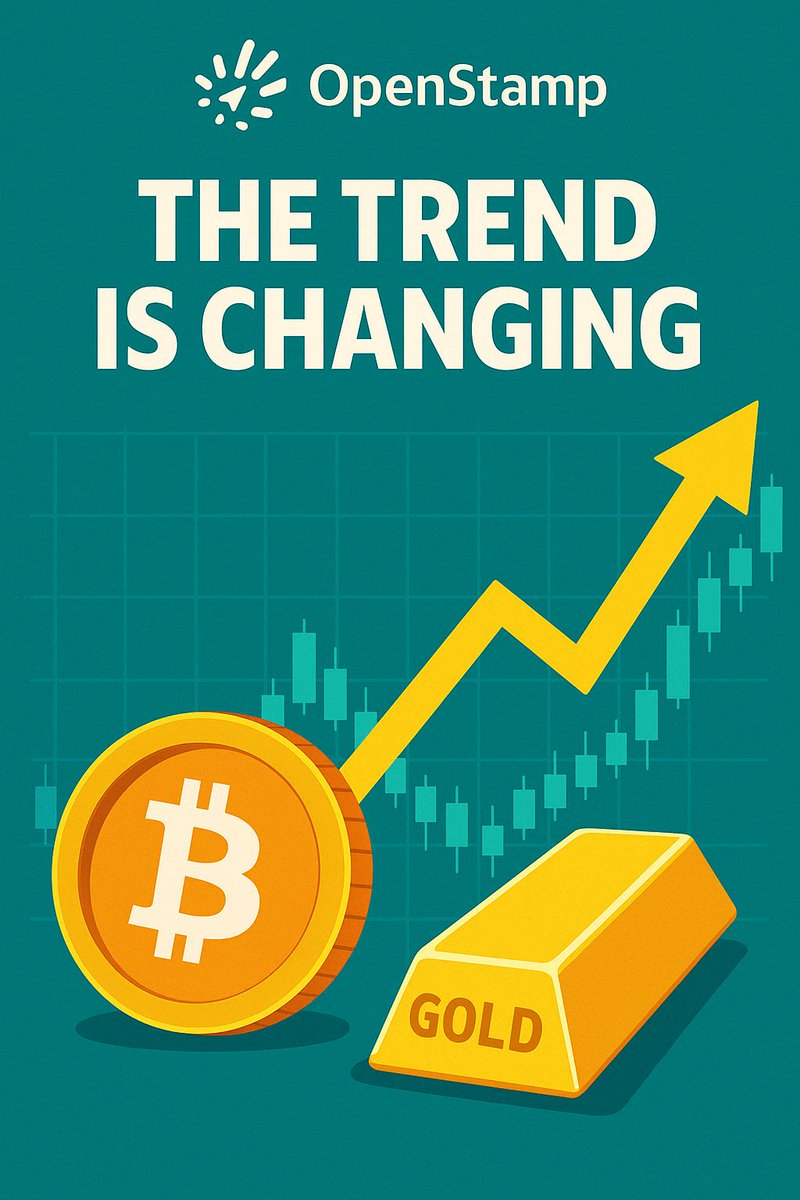 btcOpenStamp's tweet image. 📉 Stocks are shaking
💔 USD’s falling like it just got dumped
🟡 Gold &amp;amp; 🟠 #BTC? Calm as ever — the new safe havens?

Some still wonder: just market mood swings? Too fast, needs a pullback?
We think not.
This isn’t just volatility — it’s a directional shift.
#BTC #OpenStamp