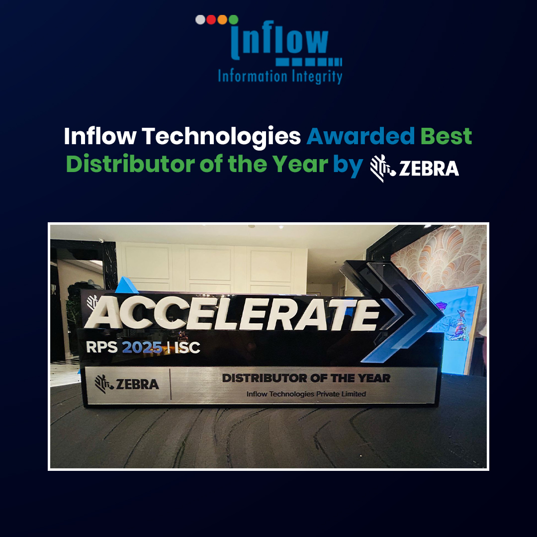 We are incredibly proud to announce that #InflowTechnologies has been honoured with the Zebra #BestDistributorOfTheYearAward for the third consecutive year!

This achievement is a testament to the dedication of our team, the trust of our partners, and the <a href="/ZebraTechnology/">Zebra Technologies</a> team
