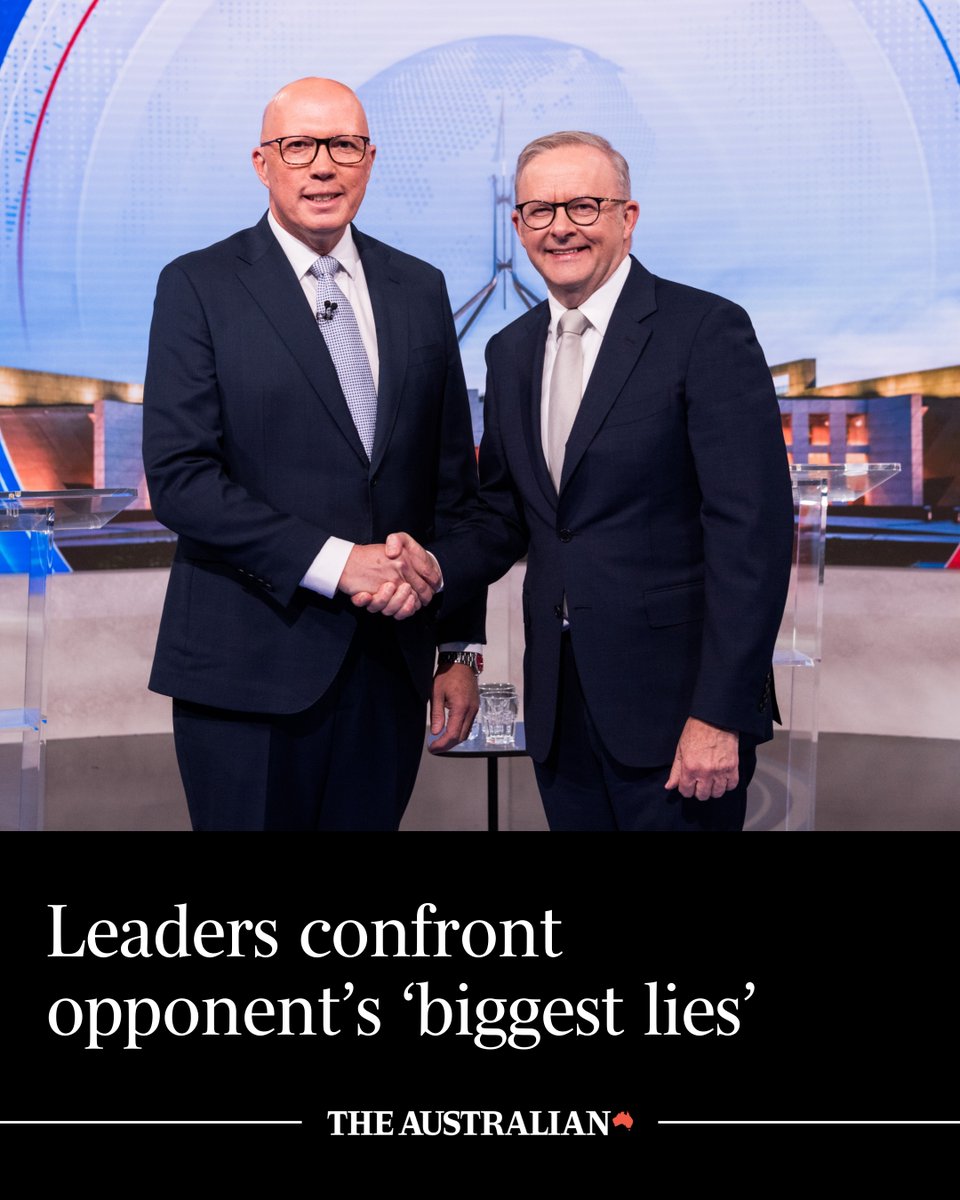 Peter Dutton points to nuclear costings and power bill relief as Anthony Albanese claims the Coalition’s biggest lie centres on Medicare in the third debate of the campaign: bit.ly/42I3ZGW