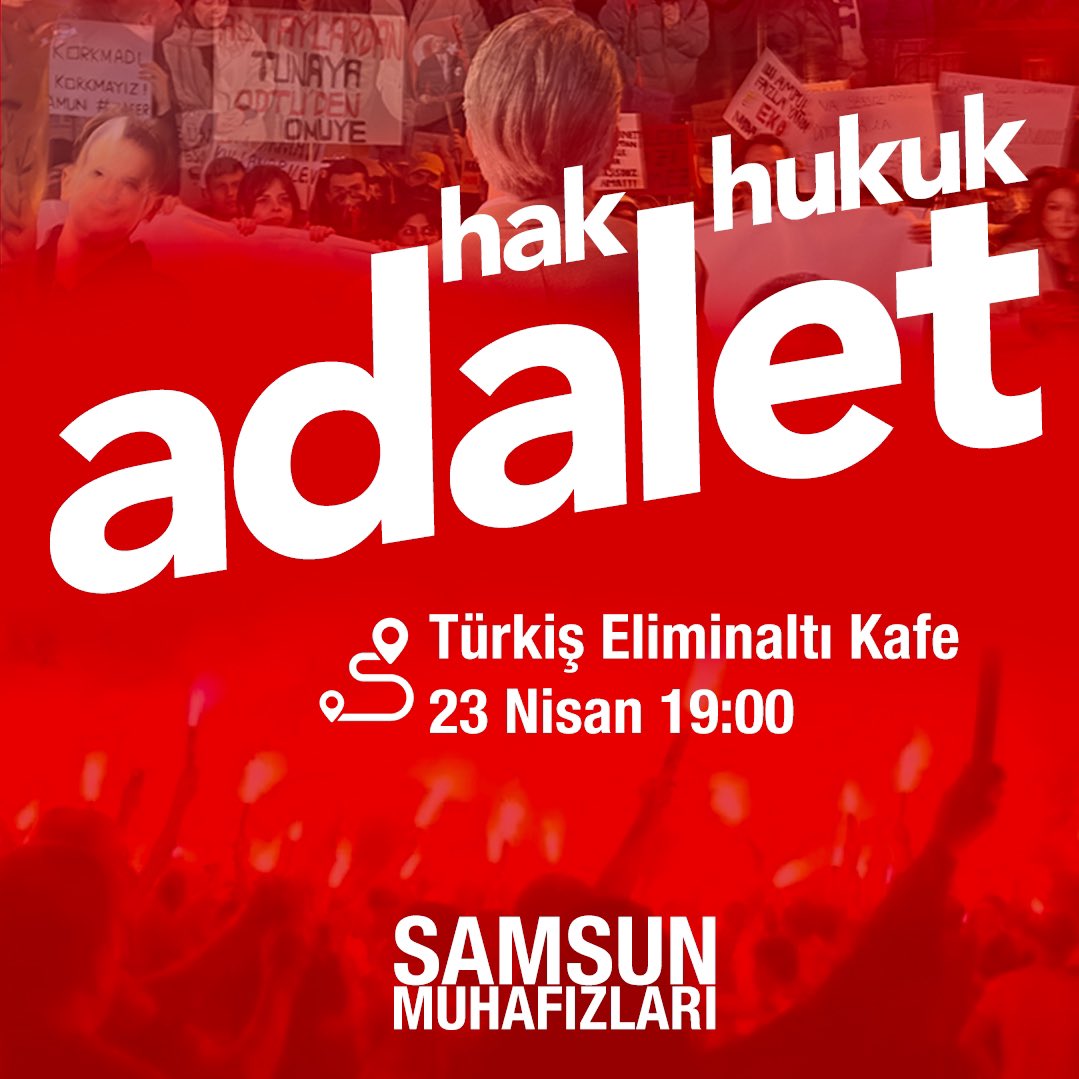 diyardag's tweet photo. 📍 Türkiş / Eliminaltı Kafe
⏰ 19:00 23 Nisan Çarşamba

Sokakları boş bırakmıyoruz!

Hak, hukuk, adalet yolundan başka yol bilmeyen mücadeleyi kavramış tüm Atatürk Gençliğiyle Ulusal Egemenlik bayramında “irade milletindir” demek için yürüyoruz! https://t.co/AZSXP9weVh