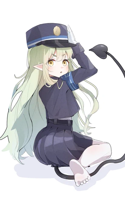 立ち絵の腰回りが江戸幕府だったので... #ヒカリ #ブルーアーカイブ