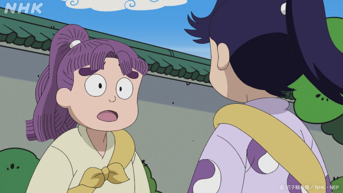 23(水)の ＃忍たま は 「尾浜先輩のスカウトの段」 町へ行く途中、尾浜