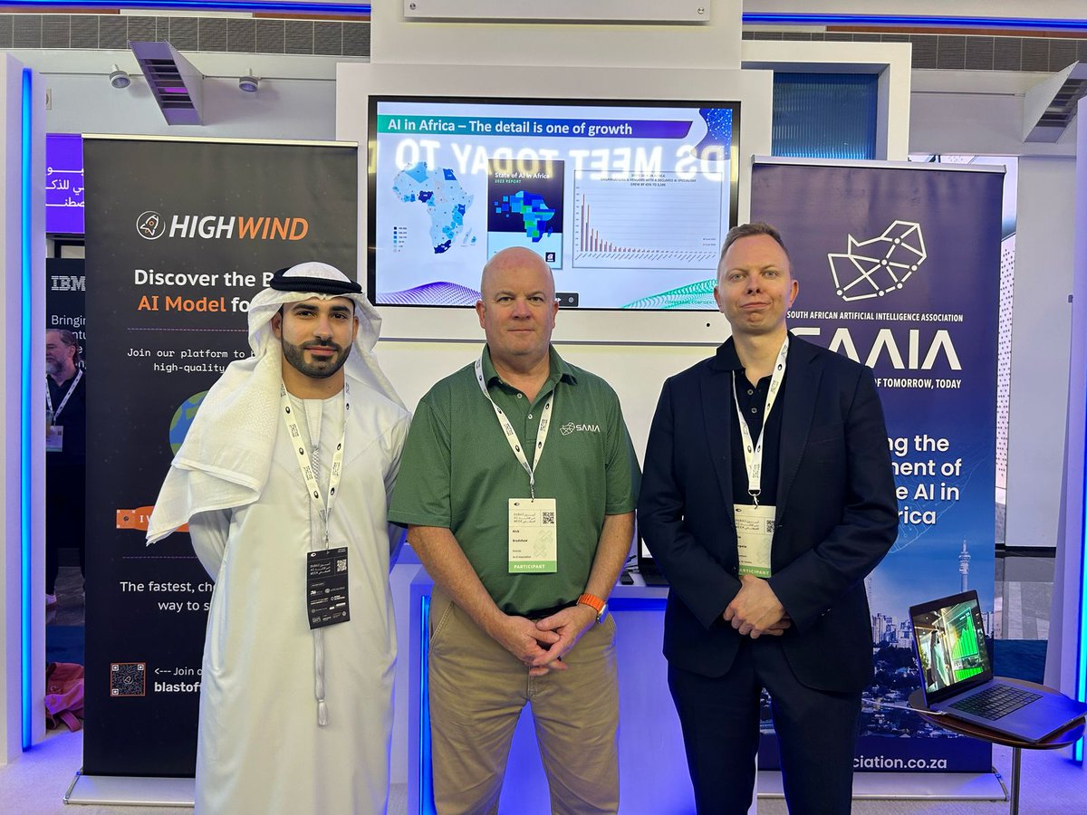 NEWS - <a href="/SAAIAssociation/">South African Artificial Intelligence Association</a> today signed an MOU with <a href="/DubaiFuture/">Dubai Future Foundation</a> on AI trade &amp; investment between SA  &amp; UAE and took a small delegation to attend including SA AI startups <a href="/MelioAi/">melio.ai</a> &amp; Augmented AI. Just part of our wider plans to grow AI opportunities between two major AI tech hubs