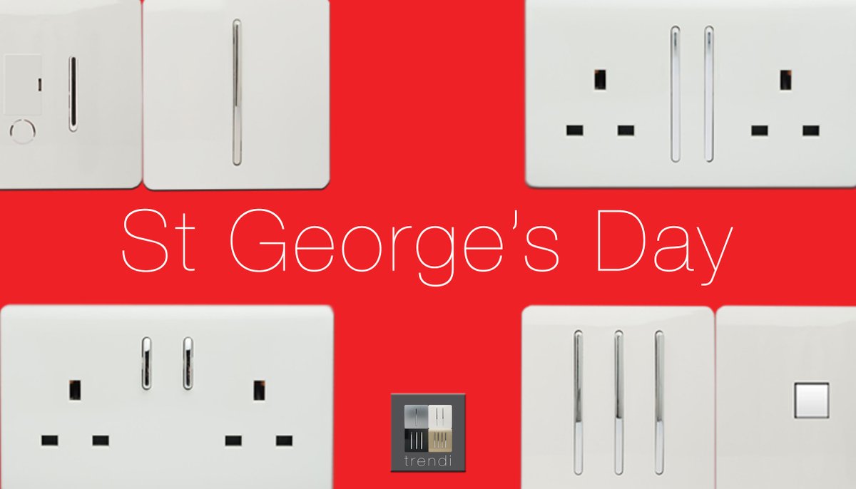 🛡️ Happy #StGeorgesDay from Trendi Switch! 🐉

We celebrate bold design, proud tradition &amp; standing out — just like St George did.

Upgrade your space with a switch that makes a statement. ⚡

#TrendiSwitch #InteriorDesign #BritishStyle #HomeDecor