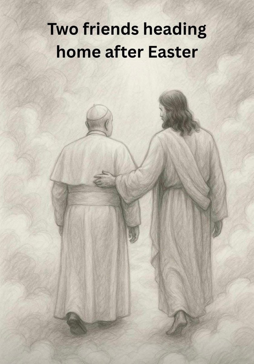 Picture of the Year 2025 
Gods Plan…
#PopeFrancis #Jesus #Easter2025