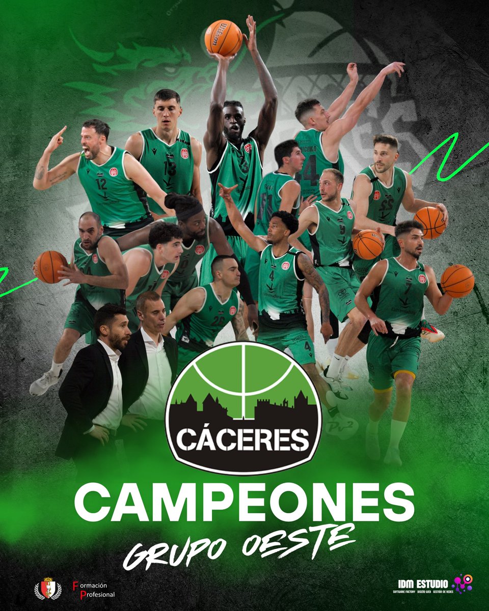 <a href="/Kamicaceres2_0/">Peña Kamicáceres 2.0</a> Fones Formación Profesional
Gracias a todos los que apoyáis a este equipo. CAMPEÓN DEL OESTE y que juega la final este domingo.
<a href="/aalonsofer8/">Adria Alonso</a> <a href="/edugatell/">Edu Gatell</a> <a href="/NRakocevic22/">Nikola Rakočević</a> <a href="/OpuntoApunto/">Oscar Alvarado</a> (Id etiquetándoos, que no os tengo a todos)
Somos campeones, hay que decirlo más