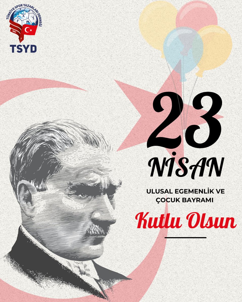 23 Nisan Ulusal Egemenlik ve Çocuk Bayramı'nı kutluyor, başta Cumhuriyetimizin kurucusu Mustafa Kemal Atatürk olmak üzere bu toprakları vatan yapan Gazi ve Şehitlerimizi bir kez daha saygı ve minnetle anıyoruz.