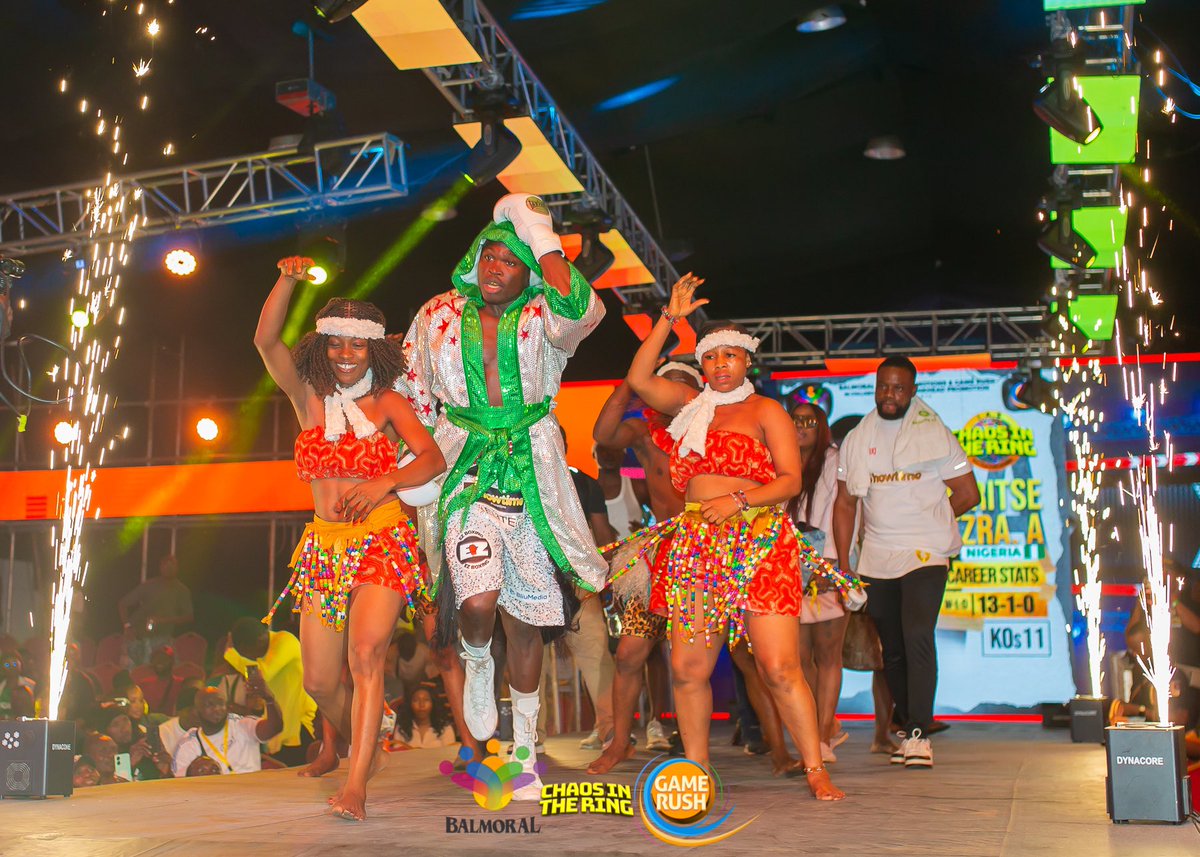 The beauty of the African culture wrapped around the heart of "The African King", forged for greatness!👑🇳🇬✨

#BattleForGlory #ChaosInTheRing #Boxing #BoxingInLagos #Sportainment #MyGameRush
