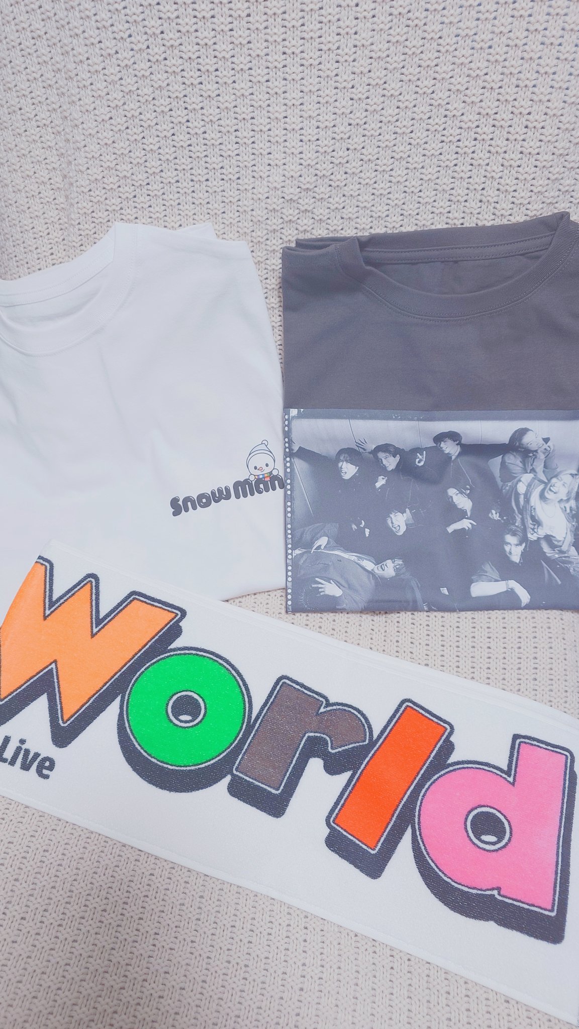 SnowMan SnowWorld Tシャツ ロゴver. 白 - メルカリ