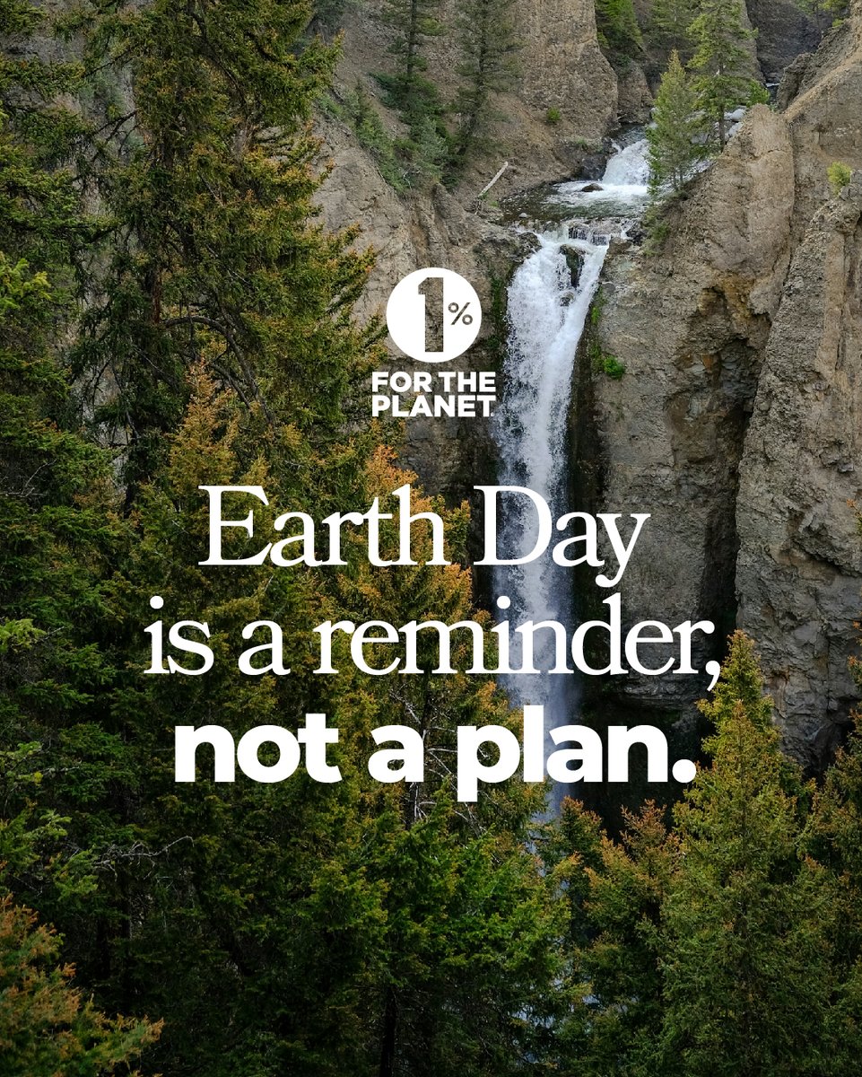 Our commitment to the planet isn’t just for one month—it’s every
single day.

As environmental partners for 1% for the Planet, we try to show up for the Earth all
year long. What’s your plan?

Let us know how you’re helping the planet this year in the comments
below! 🌎