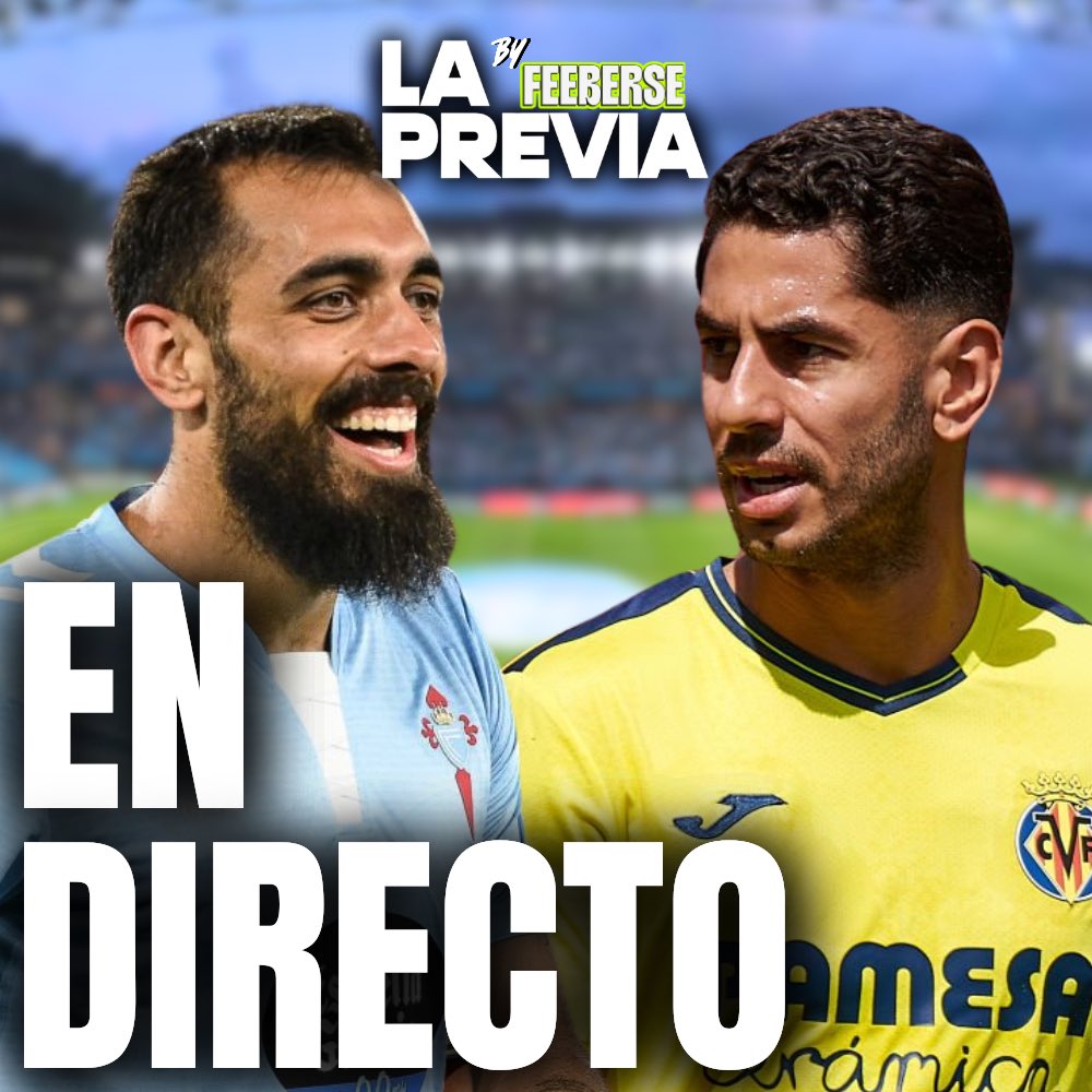 🚨 ¡𝐄𝐒𝐓𝐀𝐌𝐎𝐒 𝐄𝐍 𝐃𝐈𝐑𝐄𝐂𝐓𝐎!

🔥 #LaPrevia by <a href="/feeberse/">Feeberse</a> Celta - Villarreal

🟡 <a href="/Yefrisu/">Efrén Moreno</a> nos cuenta la última hora de cómo llega al partido el equipo de Marcelino.

🤩 Os contamos todo sobre nuestra 𝗔𝗖𝗥𝗘𝗗𝗜𝗧𝗔𝗖𝗜𝗢́𝗡 a pie de campo en Balaídos.