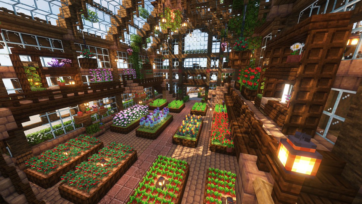 itachi_m_i's tweet photo. 作りかけだった植物園が完成しました。

#Minecraft #マイクラ #マイクラ建築 https://t.co/AJQPu7oahv