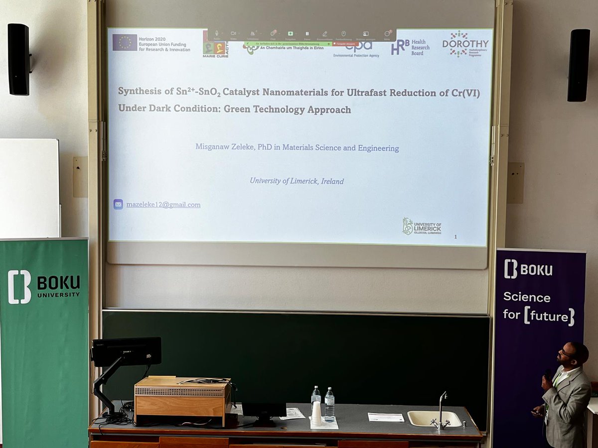 DOROTHYCOFUND's tweet image. 🌍 Celebrating World Earth Day 🌍
Dr. Misganaw Zeleke recently presented his #DOROTHY project at the #SEEP conference in Vienna, emphasising the urgent need to address global environmental issues.
Learn more about his impactful work: dorothy.ie/projects/desig…