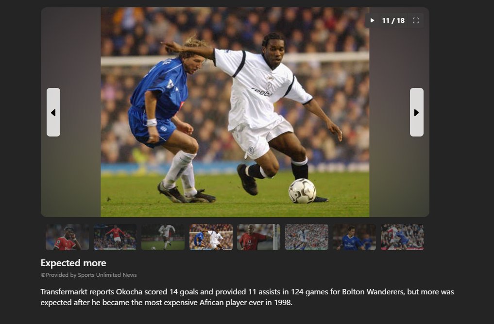 Jay Jay Okocha appearing on a top 10 most overrated players in the Premier League... Because of stats. 

Just cancel football. There's no point anymore. This generation of football fans is dangerous