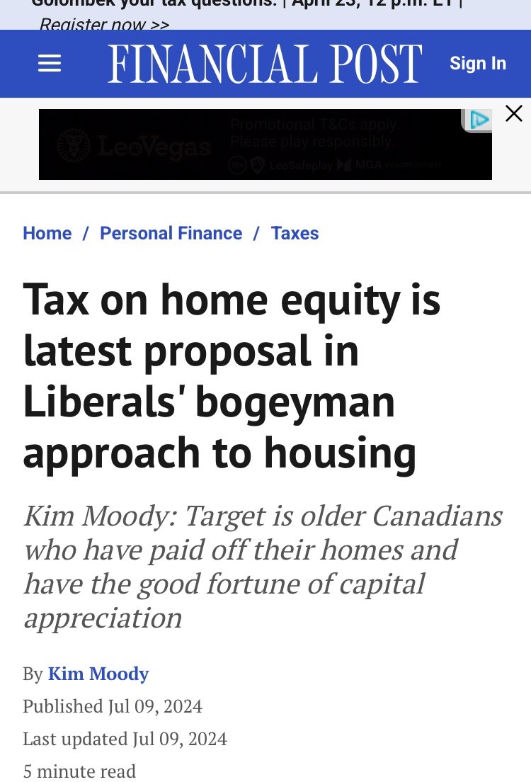 If you vote them in… IT will come! 

Vote wisely Canada - protect your home