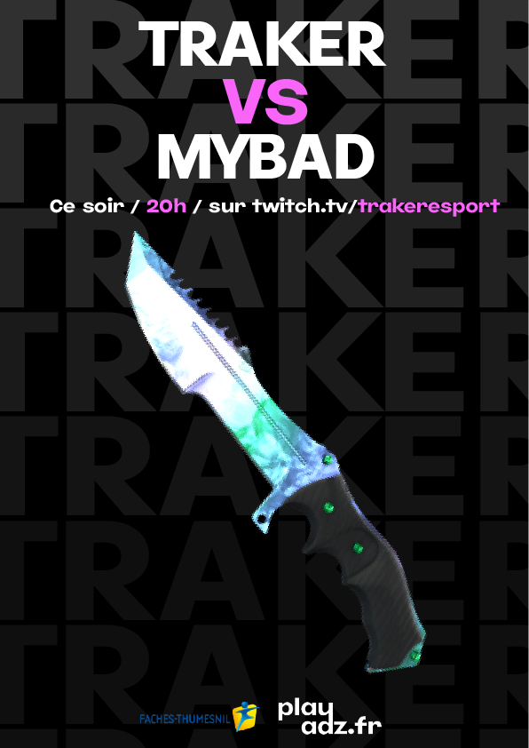 Traker Esport (@trakeresport) on Twitter photo MATCHDAY 🤩
<a href="/TrakerEsport/">Traker Esport</a> rencontre #MyBad pour son 5ème match en INTER 💥
🎙️<a href="/NerzoCS/">NERZO ✗</a> et <a href="/E_Kwinoka/">Loloo 🇫🇷🇦🇲🇮🇹</a>
🌐twitch.tv/trakeresport
⌚20h, ce soir
💥<a href="/NthraX493/">Nicolas.N</a>
💥<a href="/Julien_Riss/">Ju__</a>
💥<a href="/aykerss_/">aykerss</a>
💥#Ant1
💥#s4us4u
Bonne chance les gars ! MATCHDAY 🤩
<a href="/TrakerEsport/">Traker Esport</a> rencontre #MyBad pour son 5ème match en INTER 💥
🎙️<a href="/NerzoCS/">NERZO ✗</a> et <a href="/E_Kwinoka/">Loloo 🇫🇷🇦🇲🇮🇹</a>
🌐twitch.tv/trakeresport
⌚20h, ce soir
💥<a href="/NthraX493/">Nicolas.N</a>
💥<a href="/Julien_Riss/">Ju__</a>
💥<a href="/aykerss_/">aykerss</a>
💥#Ant1
💥#s4us4u
Bonne chance les gars !