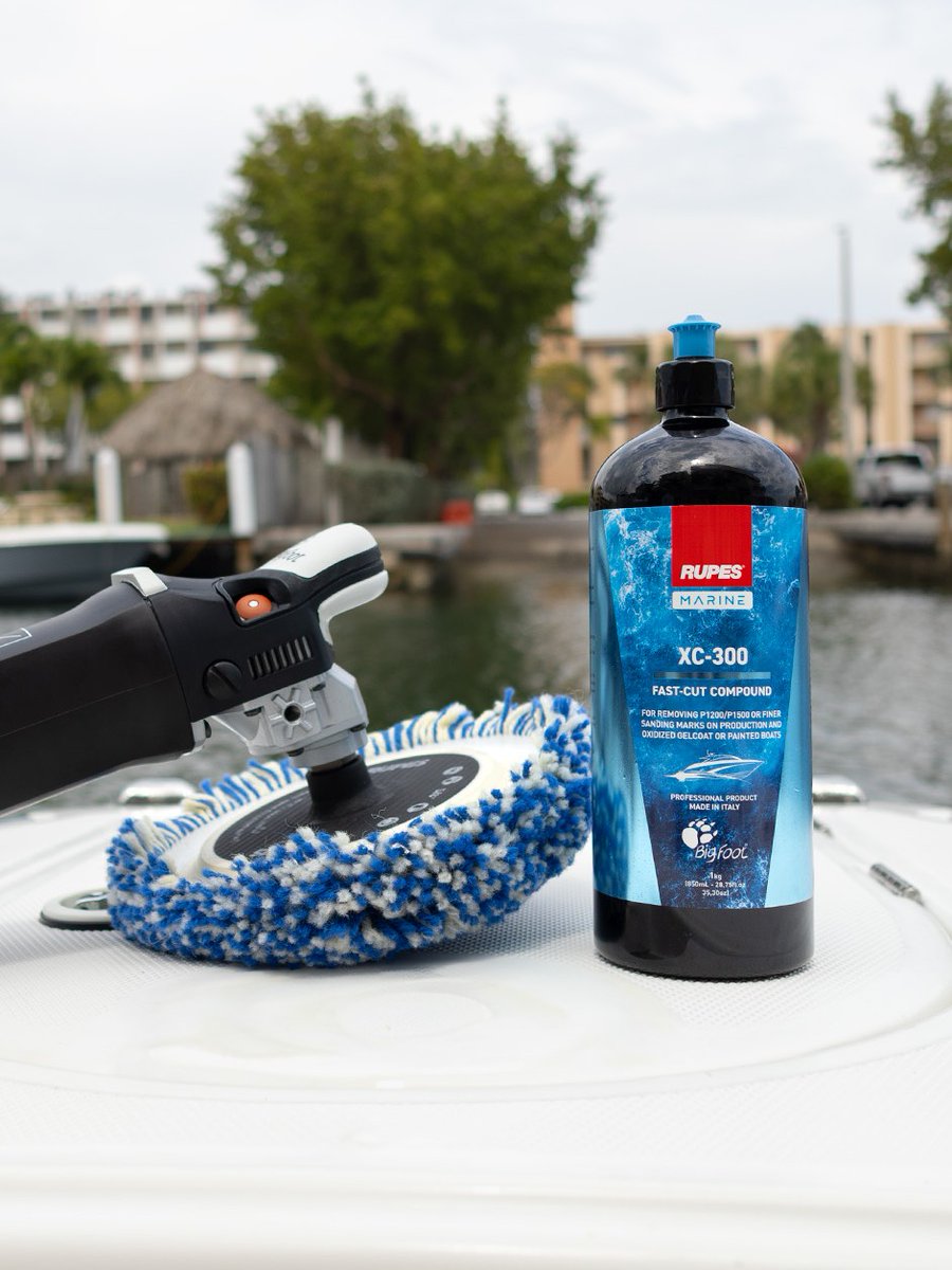 Introducing the all-new RUPES Marine XC-300 Fast-Cut Compound! Designed for high-performance polishing, XC-300 is your go-to solution for removing P1200/P1500 or finer sanding marks on both gelcoat and painted surfaces: rupes-marine.com

#rupes #rupesmarine