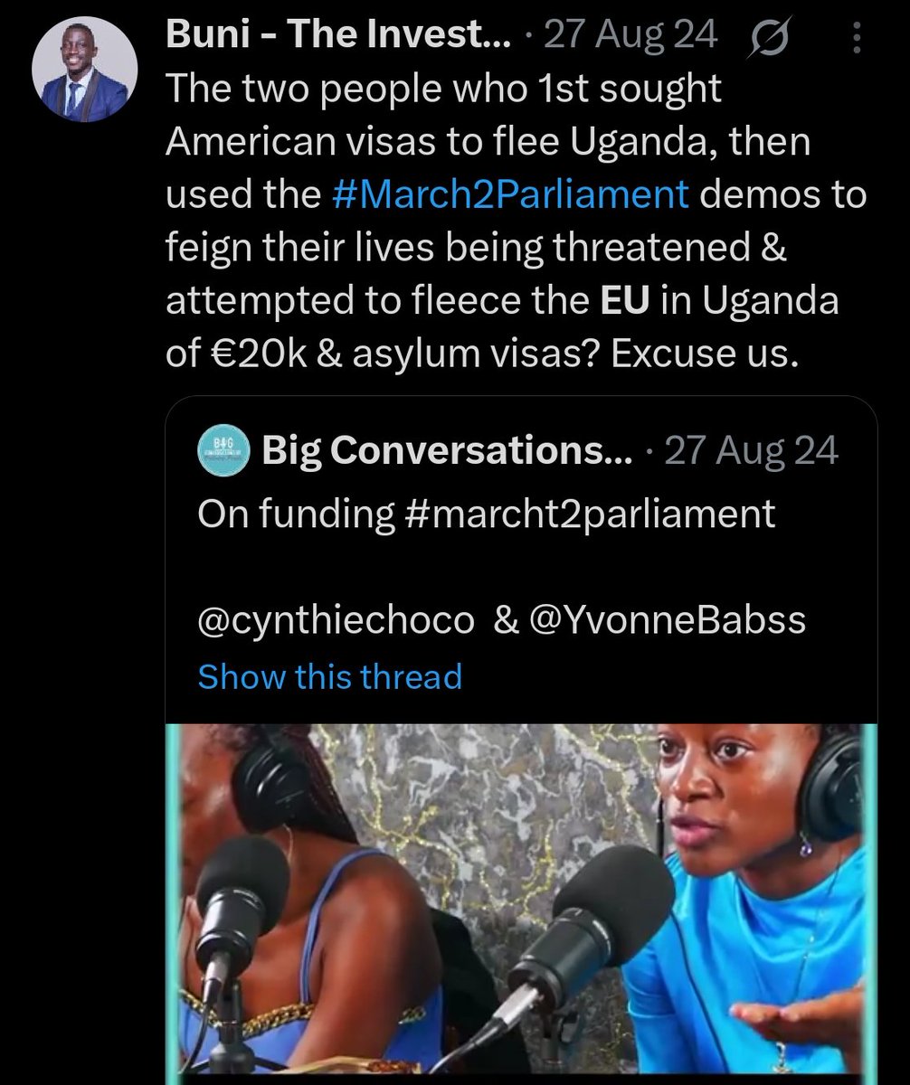 They denied wanting US visas &amp; seeking money from the EU, but barely a year later they are publicly admitting on their own.
Those twins are a fraud.
Time invested &amp; my Hatequity has paid off😂