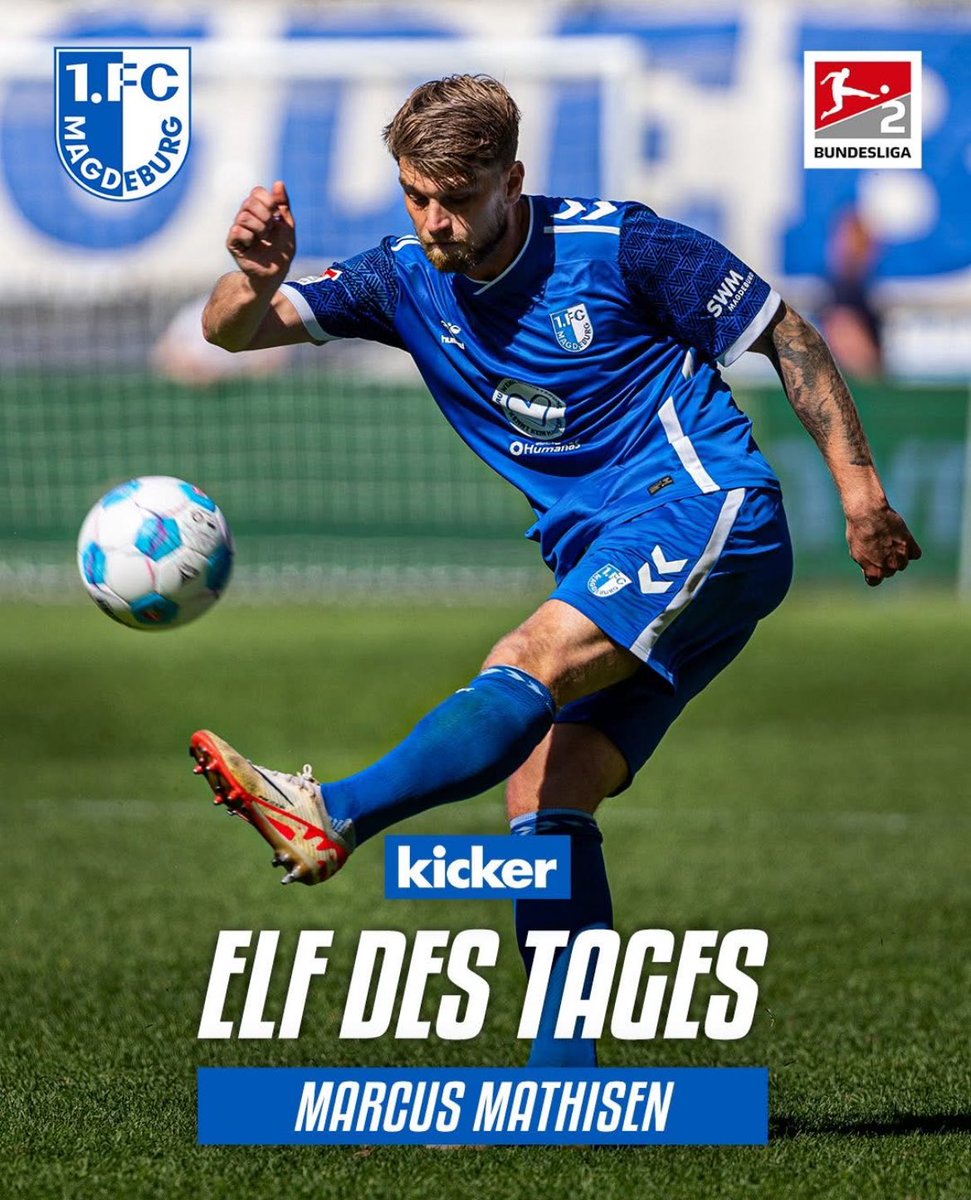 1fc_magdeburg's tweet photo. 2๏ธโฃx ๐๐ก๐ ๐๐๐จ ๐๐๐๐๐จ
Jean Hugonet & Marcus Mathisen haben es mit ihrer Leistung im Heimspiel gegen Regensburg in die ๐๐ก๐ ๐๐๐จ ๐๐๐๐๐จ vom @kicker geschafft.
Glรผckwunsch, Mรคnner! ๐๐ป
#FCMSSV #EINMALIMMER https://t.co/rpOcE7iJpn