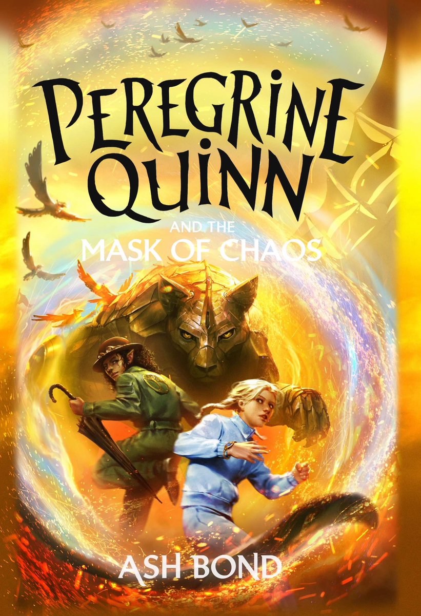 The Cosmic Realm returns! We illustrated the cover for Peregrine Quinn and the Mask of Chaos, blending myth, magic &amp; mystery. Thanks to <a href="/ashbwrites/">Ash Bond</a> &amp; <a href="/piccadillypress/">Piccadilly Press 📖✨</a> for the trust!
Full project: behance.net/gallery/220742…
#PeregrineQuinn #MythologyAdventure