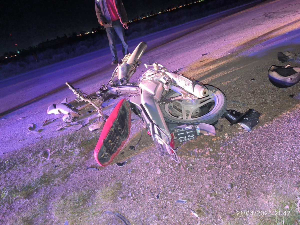 Un motociclista alcoholizado impactó contra un auto en la ruta 3
frenteacano.com.ar/un-motociclist…
