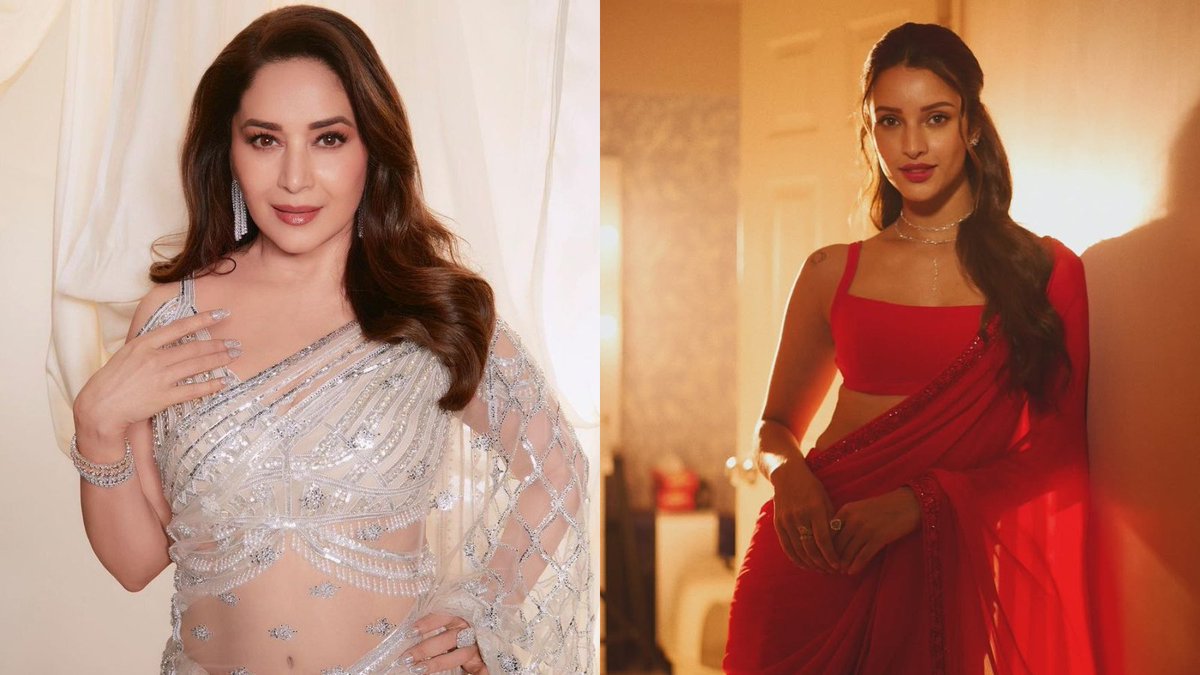 sidkannan's tweet photo. #MadhuriDixit & #TriptiiDimri are reportedly teaming up for a #Netflix comedy drama titled Ma Behan! Directed by #SureshTriveni, the film is said to be a fun yet emotional story about a mother-daughter bond.

Shoot begins in May in Mumbai. Also starring #RaviKishan & #DharnaDurga.

#MaBehan #MadhuriDixit #TriptiiDimri #NetflixIndia #BollywoodBuzz #sidk #siddharthkannan