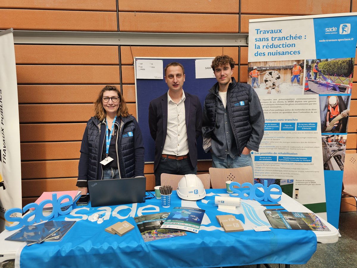 Merci à SADE d'avoir participé au forum de l'apprentissage de #PolytechLille !