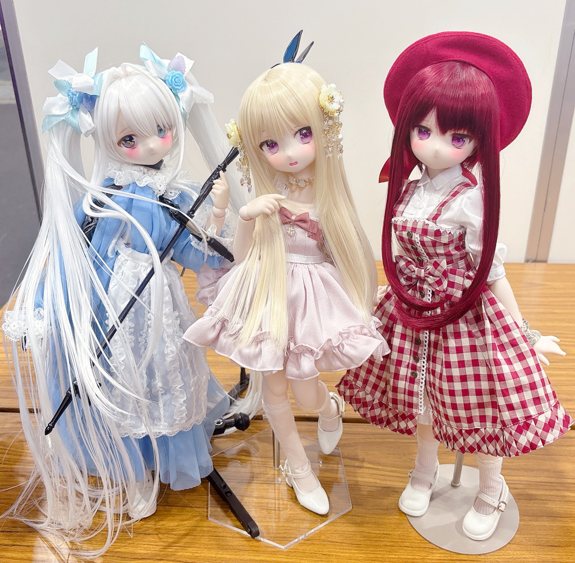 フラワーレター」MDD・SDM・1/4サイズ通用 ドール服 5点セット