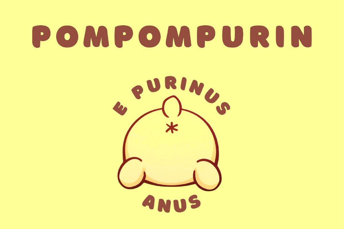 2ndbreakfasts's tweet photo. My friend @lazylivvy pointed out that Pompompurin's butthole was the actual reference for the Greendale flag.

I had to do it. https://t.co/EEdaAOhRwY