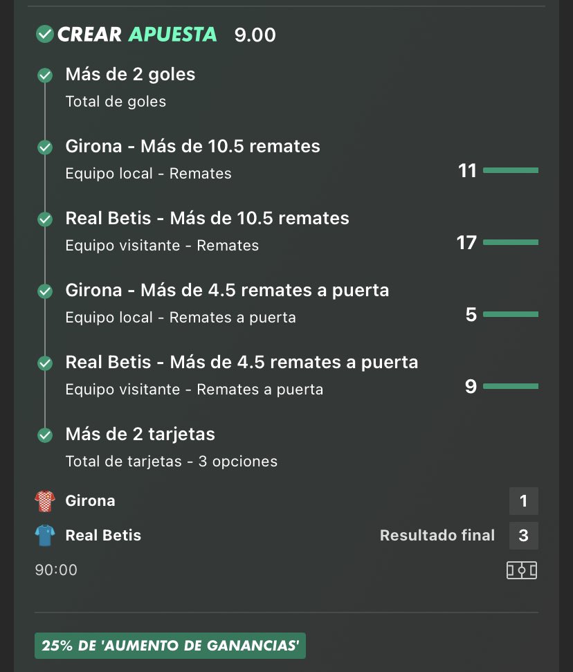 GUTIBET FUTBOL (@gutibetfutbol) on Twitter photo โ๏ธ BUENOS DรAS A TODOS โ๏ธ
๐๐ป Tras acertar ayer una cuota 11 y estudiar los partidos de hoy, he sacado una cuota similar que me gusta lo mismo o mรกs que la de ayer incluso.
๐๐ป Si veo que le dais apoyo a este tweet os la dejarรฉ en unas horas por aquรญ para todos.
๐ซก Os dejo por โ๏ธ BUENOS DรAS A TODOS โ๏ธ
๐๐ป Tras acertar ayer una cuota 11 y estudiar los partidos de hoy, he sacado una cuota similar que me gusta lo mismo o mรกs que la de ayer incluso.
๐๐ป Si veo que le dais apoyo a este tweet os la dejarรฉ en unas horas por aquรญ para todos.
๐ซก Os dejo por