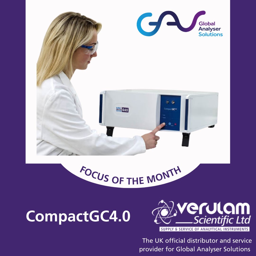 Discover more about gas chromatography solutions. Contact <a href="/VerulamScienti1/">Verulam Scientific Ltd</a> 

verulamscientific.com/gas-compactgc4…

#VerulamScientific #GlobalAnalyserSolutions #GASChromatography #CompactGC #Analytical #Chromatography #Innovation #VOC #Catalysis #BTEX