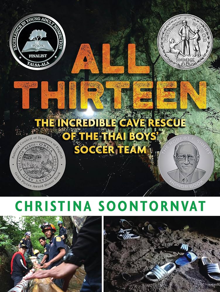 flyerslibrary's tweet image. Hey, @LHSFlyers! Today&apos;s #TuesdayTopic is the cave rescue of the Wild Boars soccer team, so check out #AllThirteen to read about the harrowing experience during the 17-day rescue operation. #LHSReads #HighSchoolLibrary #LindberghLibraries #Nonfiction