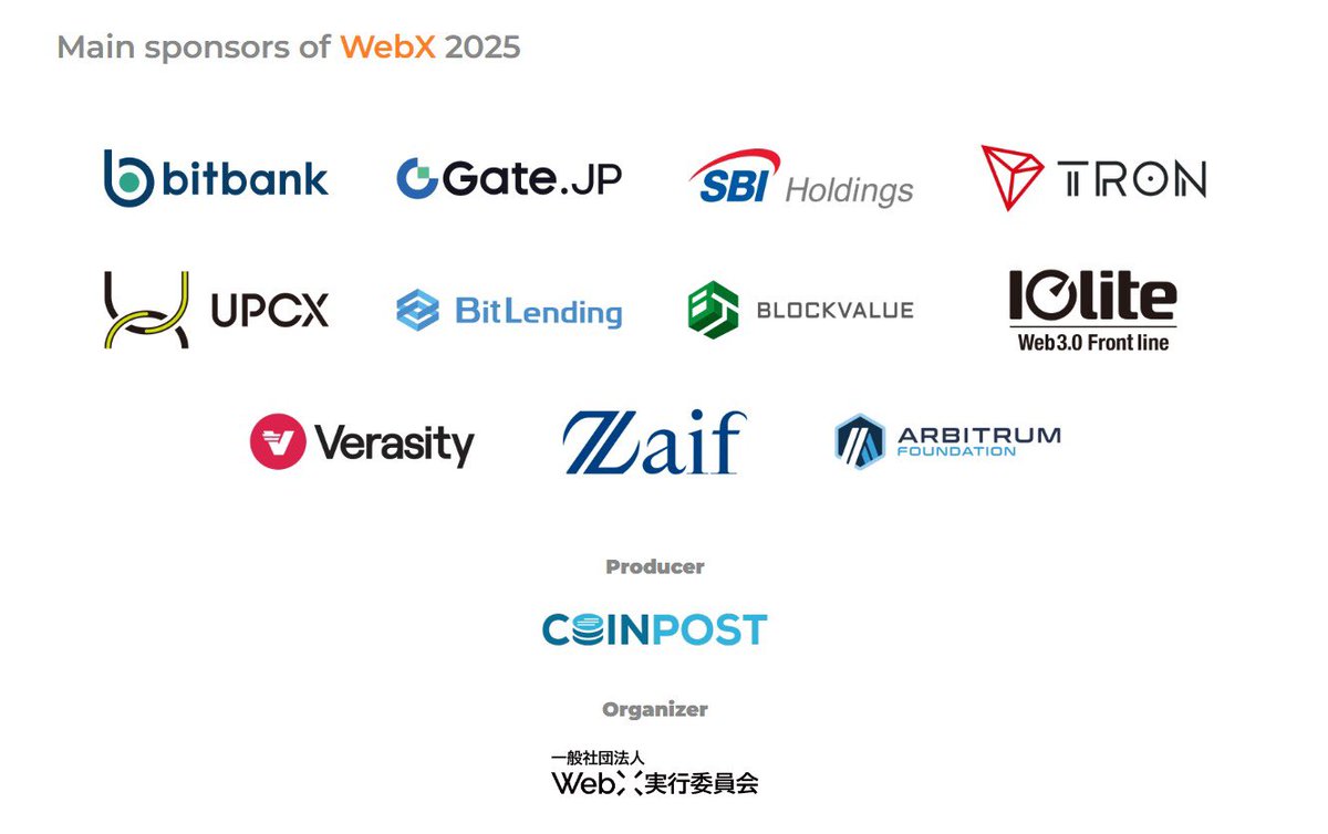Most people don’t understand how big this is.

<a href="/verasitytech/">Verasity (2025 ⏩)</a> is a platinum sponsor at WebX Japan, Asia’s biggest Web3 event. 

While the West regulates, developed Asian countries like Japan, China, and Korea are embracing technology.

It’s also the region that could benefit the